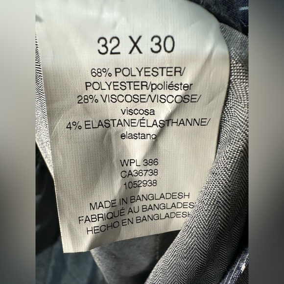 NWT Haggar Men's 4-Way Stretch Ultra Slim Flat Front Dress Pant Size 32x30 - Picture 6 of 8